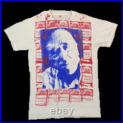 Vintage Charles Bukowski Don Rock T-Shirt Retro Pop Art Novelist Writer Tee