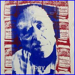 Vintage Charles Bukowski Don Rock T-Shirt Retro Pop Art Novelist Writer Tee