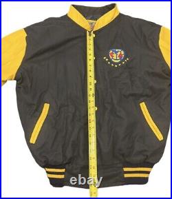 Vintage Club America Leather Bomber Jacket 2002-2005 Size 46