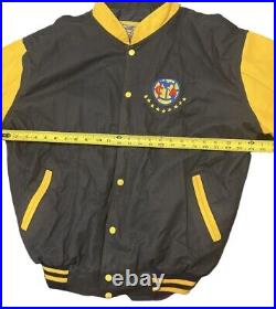 Vintage Club America Leather Bomber Jacket 2002-2005 Size 46