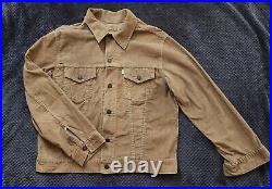 Vintage Corduroy Levis trucker jacket size 44
