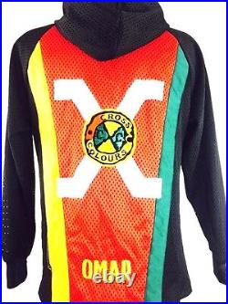 Vintage Cross Colours Jacket Hip Hop 90s MALCOLM X Black Panthers Rap 2 Pac NWA