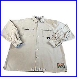 Vintage DROORS Surplus Garment Long Sleeve Shirt Mens XL Rn-93220 Skate Wear