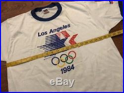 Vintage DS Levi's 1984 Los Angeles USA Olympics Ringer T-shirt Large