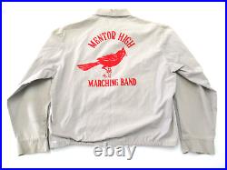 Vintage Dan River Jacket Mens Size M Flock Marching Band Mentor High Cardinals