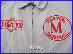 Vintage Dan River Jacket Mens Size M Flock Marching Band Mentor High Cardinals