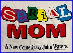 Vintage Dead Stock 1994 SERIAL MOM Comedy by MARK WATERS Movie Promo T Shirt XL