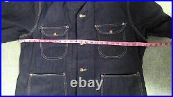 Vintage Deadstock Big Mac JC Penney Denim Chore Jacket Size 42 Union Made NOS