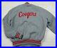 Vintage Delong Sports 1970’s Cougars Wool Varsity Jacket Leather Rayon USA Sz 38