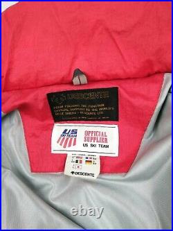 Vintage Descente Men's Insulated Ski Jacket Retro Color Scheme Size Small EUC