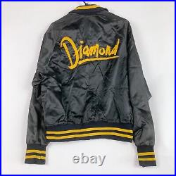 Vintage Don Alleson Neil Diamond Black Gold Button Concert Tour Jacket Medium