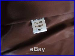 Vintage East West Musical Instruments Leather Jacket Ex Cond Sz 44 San Francisco
