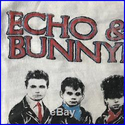Vintage Echo And the Bunnymen Tour Shirt 1980s Goth Rare Original The Smiths