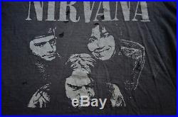 Vintage Extremely Rare! 1989 Nirvana Bleach Sub Pop Chad Channing T Shirt