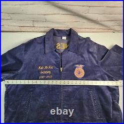 Vintage FFA Jacket Size 54 Tennessee Middleton Corduroy VTG Patch