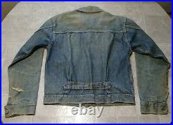 Vintage Foremost J. C. P. CO Type One Vintage Denim Jacket 1940's Rare Buckle