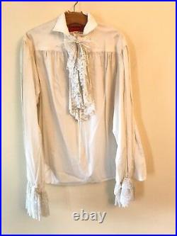 Vintage French Mens Fancy Shirt From Theatrical Clothing In Paris