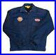Vintage GULF OIL Mechanic Work Embroidered Patch Jacket Size Small USA Talon