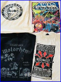 Vintage GWAR Shirt Black Flag Dave Brockie Metallica Motorhead rare nyhc