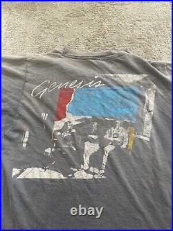 Vintage Genesis T-Shirt Abacab Tour Phil Collins Concert 1981 1982 Screen Stars
