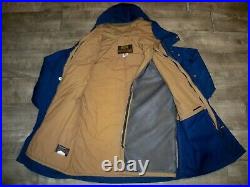 Vintage Hansa-Branta Stearns Anorak Lined Blue Parka Coat Jacket Men's Medium