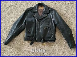 Vintage Horsehide Leather Sportclad Classic Motorcyle Jacket