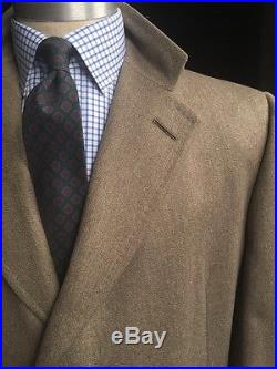 Vintage Huntsman & Sons Savile Row covert coat 42 Long