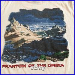 Vintage Iron Maiden Phantom Of The Opera Shirt Original 1986