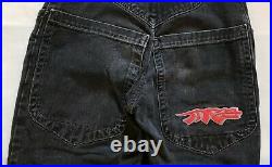 Vintage JNCO Low Down 20 Skater Jeans Black Size 28x32 Style 169 Rare USA Made