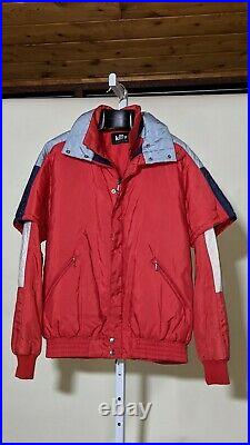 Vintage Jean Claude Killy Double Layer Colorblock Down Puffer Jacket France