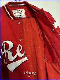 Vintage Jeff Hamilton Cincinnati Reds Jacket Mens Size 2XL
