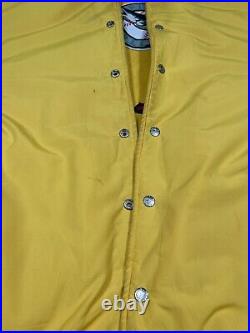 Vintage Jeff Hamilton MLB Team Logos Patch Reversible Wool Varsity Jacket Sz 5XL