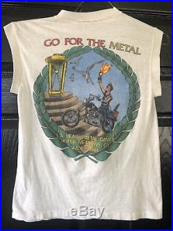 Vintage Judas Priest T-Shirt 1984 Los Angeles Metal Games Defenders Of The Faith