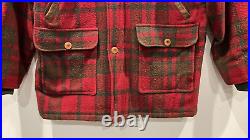 Vintage L. L Bean Plaid Red Zip Jacket