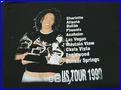 Vintage Lauryn Hill US Tour 1999 T shirt Hiphop 2pac Doggystyle Tupac Rap Tee XL