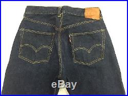 Vintage Levi’s 501 Jeans Red Line Selvage Hidden Rivets Big E Jerky Tag 50’s