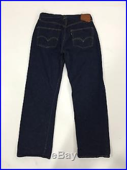 Vintage Levi's 501 Jeans Red Line Selvage Hidden Rivets Big E Jerky Tag 50's