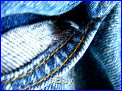 Vintage Levi's 501 Selvedge Redline Single Stitch Blue Denim Jeans Men's 29x29