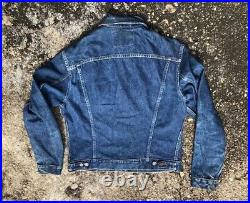 Vintage Levi's 557XX 1st Model Type-3 BigE 60's Jacket Blue Blue Indigo Size-42