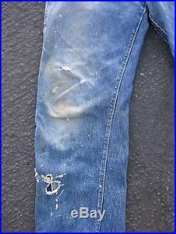 Vintage Levi's BIG E Denim Jeans 34X32 Barn Find Work Pants