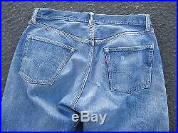 Vintage Levi's BIG E Denim Jeans 34X32 Barn Find Work Pants