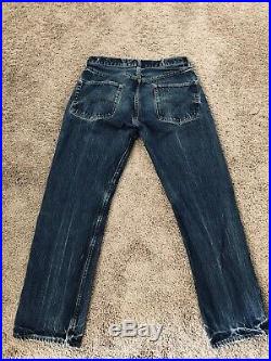 Vintage Levis 501 Big E 1960 Single Stitch Redline Selvedge Denim Jeans USA