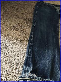 Vintage Levis 501 Big E 1960 Single Stitch Redline Selvedge Denim Jeans USA