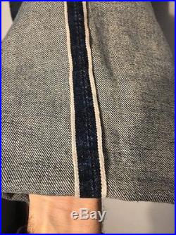 Vintage Levis 501 S Big E Redline Jeans W36 L 32 Distressed (men's) Blue