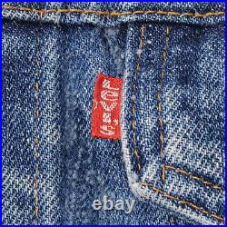 Vintage Levis Jacket Single Stitch Size 46 Made In USA