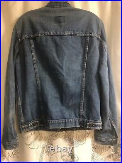 Vintage Levis Trucker Denim Jacket Made In France Rare