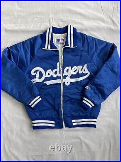 Vintage Los Angeles Dodgers Starter Satin Jacket Size Medium