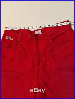 Vintage Lot Cross Colours Jean Shorts Long Sleeve 1990's Hip Hop Stripe