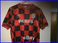 Vintage Manchester City 1986 football shirt Philips Umbro 86/87