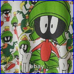 Vintage Marvin the Martian All Over Print T-shirt Space Jam Looney Tunes (Large)